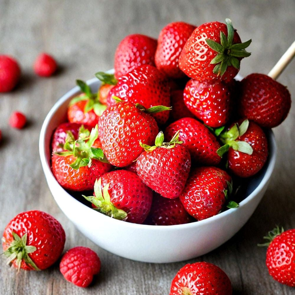 Strawberry Seeds – Fragaria × ananassa 100 Heirloom Seeds | Non-GMO | Organic  Sweet Edible Berry | Perennial Plant | Garden & Container Friendly