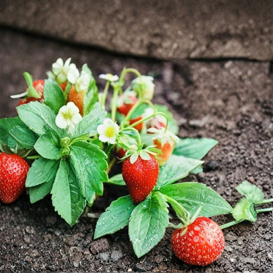 Everbearing Strawberry Seeds – Fragaria × ananassa 200+ Fresh Seeds | Non-GMO | Ready to Plant  Continuous Harvest Variety | Perennial Berry | Garden & Container Friendly