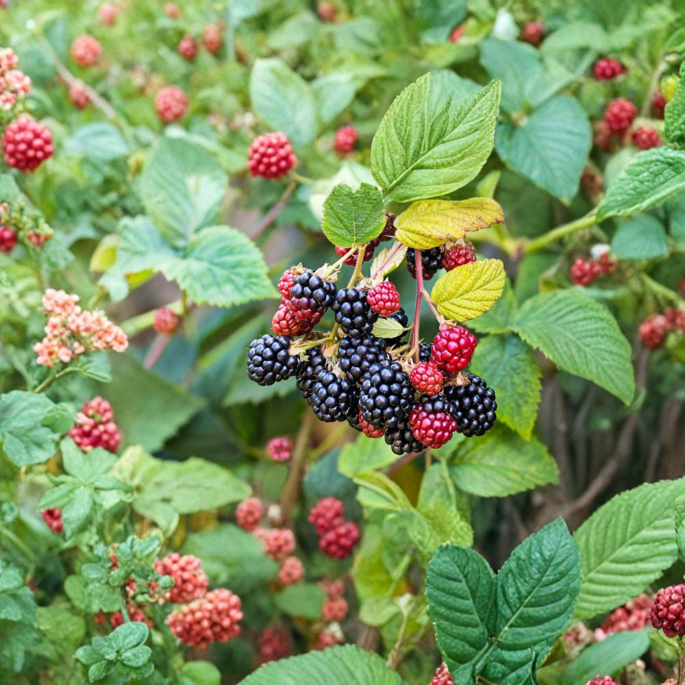 Blackberry Bush – Rubus allegheniensis 100 Heirloom Seeds | Hardy Fruit Shrub | Cold Stratify Required  Sweet Summer Berries | Pollinator Friendly | Zones 3–8