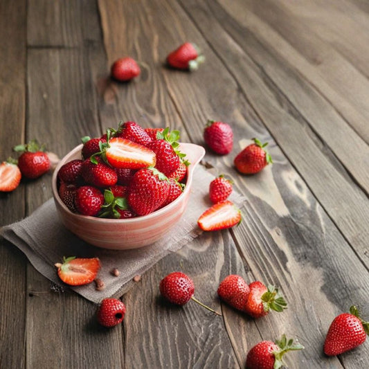 Red Garden Strawberry – Fragaria × ananassa 200 Seeds | Compact Perennial Variety | Container Friendly  Classic Sweet Red Berries | Home Garden Favorite | Zones 4–9