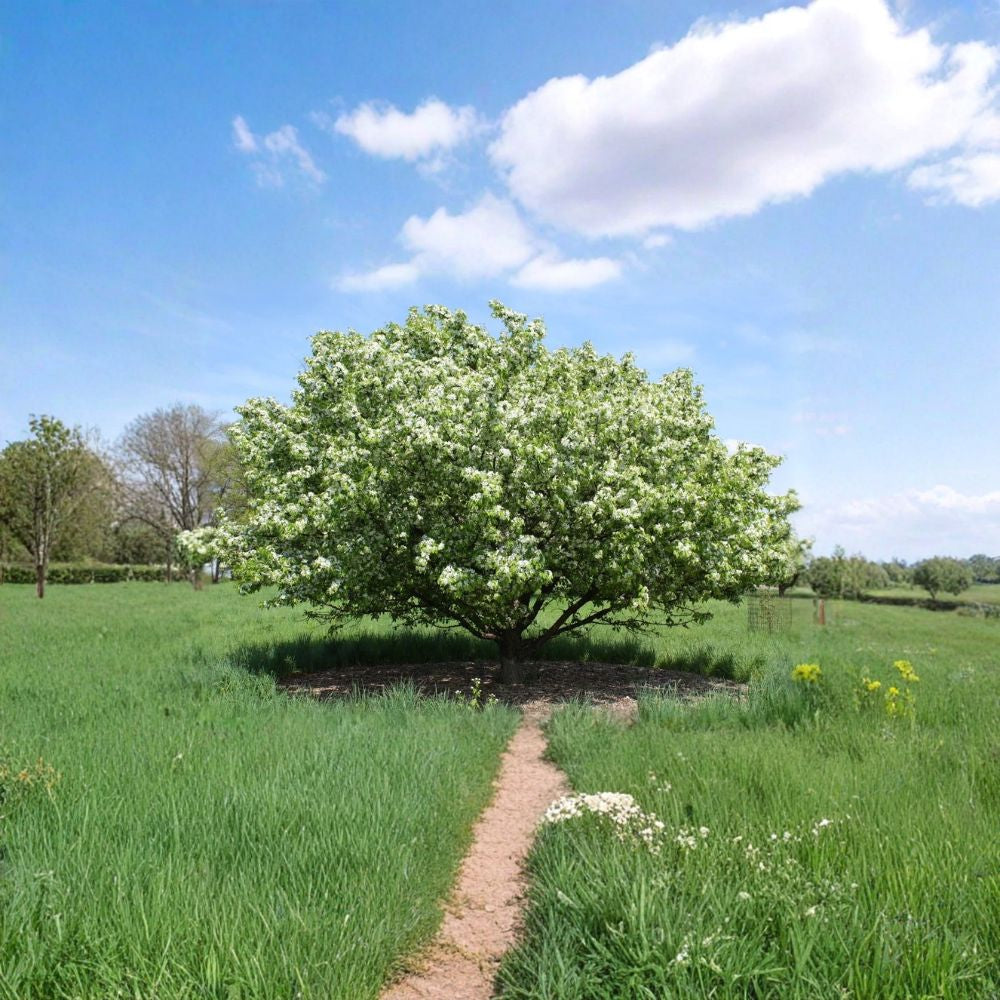 Siberian Crab Apple – Malus baccata 400 Tree Seeds | Hardy | Fragrant Spring Blooms  Cold Hardy Flowering Tree | Edible Fruit | Wildlife & Windbreak
