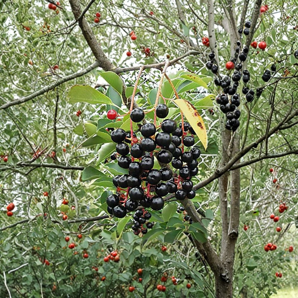 Black Cherry – Prunus serotina 10 Tree Seeds | Edible Native Cherry | Fast Growing Hardwood  Wildlife Friendly • Timber Tree • Beautiful Fall Color