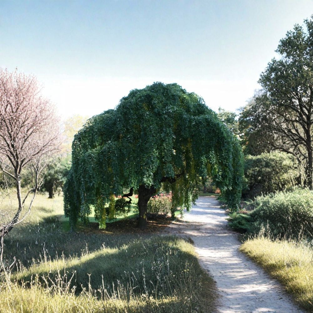 Japanese Pagoda Tree – Sophora japonica Seeds | 10 Seeds | Fast Growing Shade Tree | Fragrant Summer Blooms | Urban Tolerant