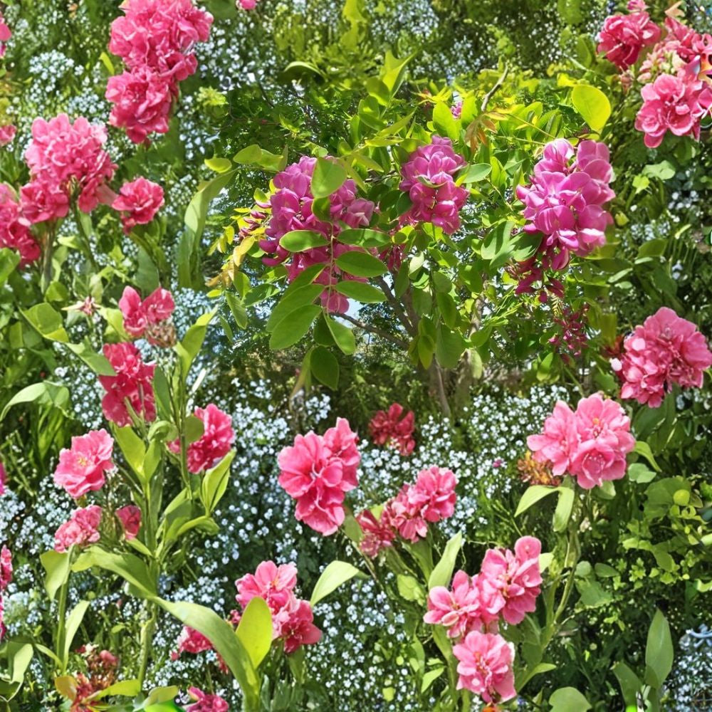 Arnot Bristly Locust – Robinia fertilis Seeds | 120 Seeds | Fast Growing Hardy Pink Flowering Shrub | Erosion Control | Nitrogen Fixing
