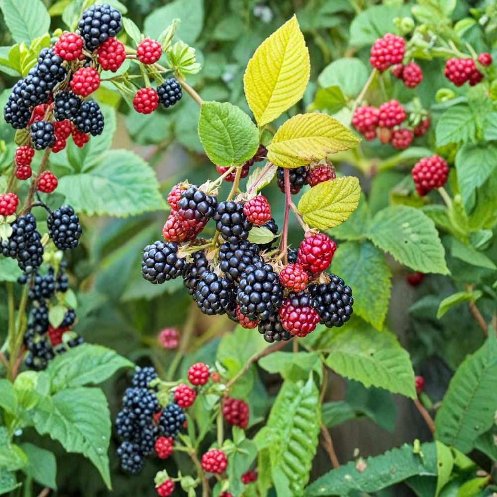 Southern Wild Blackberry – Rubus Live Bare Root Plant | 1–2 Feet Tall | Wild Harvested Berry Bush | Appalachian Native Fruit Plant | Hardy Outdoor Grower