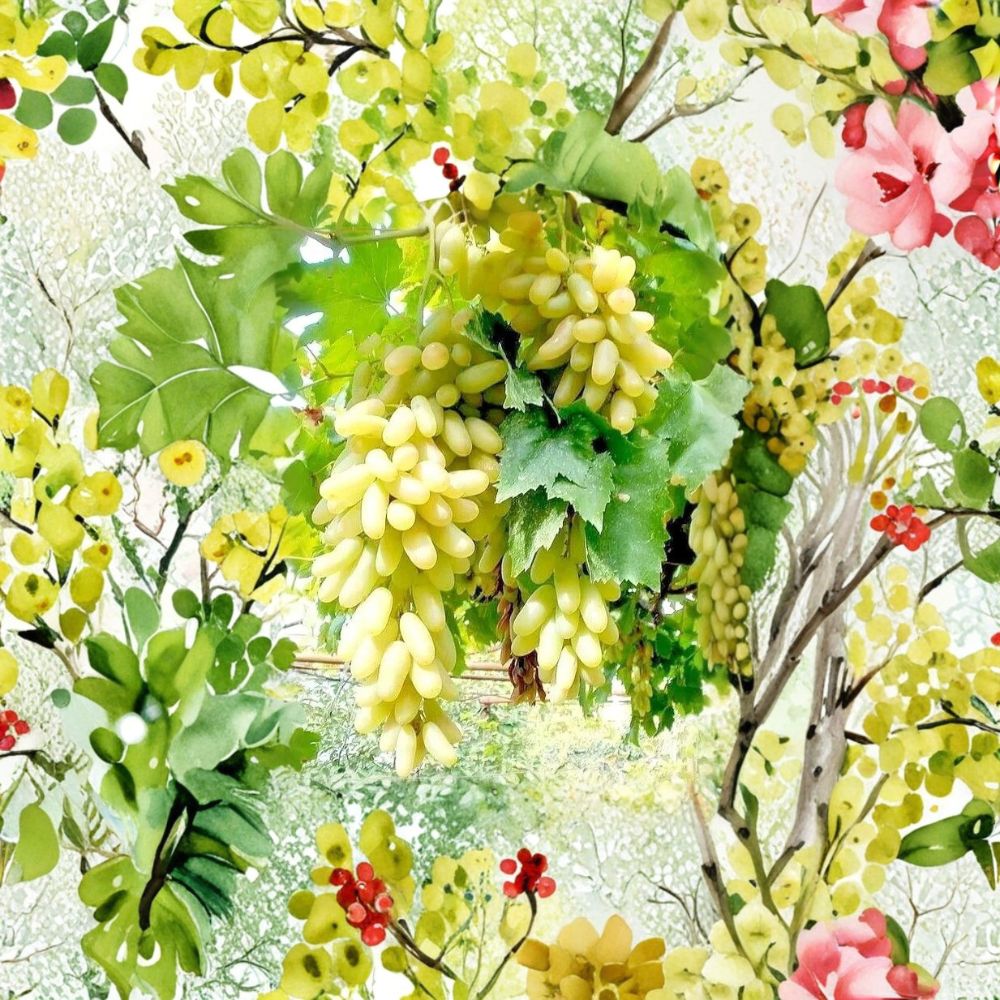 Super Rare Sweet Waterfall Fingers Grape Vine – Live Plant 2–3 Ft Tall | Unique Finger Grapes | Organic Table Grape Vine | Backyard Vineyard Fruit Plant