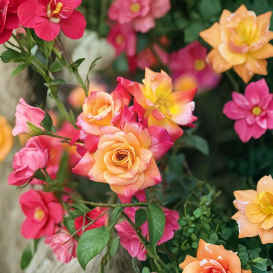 Joseph’s Coat Climbing Rose Cuttings – Rare Propagation Set | 3 Cuttings 6–8 Inches Long | Rooting or Grafting Rose