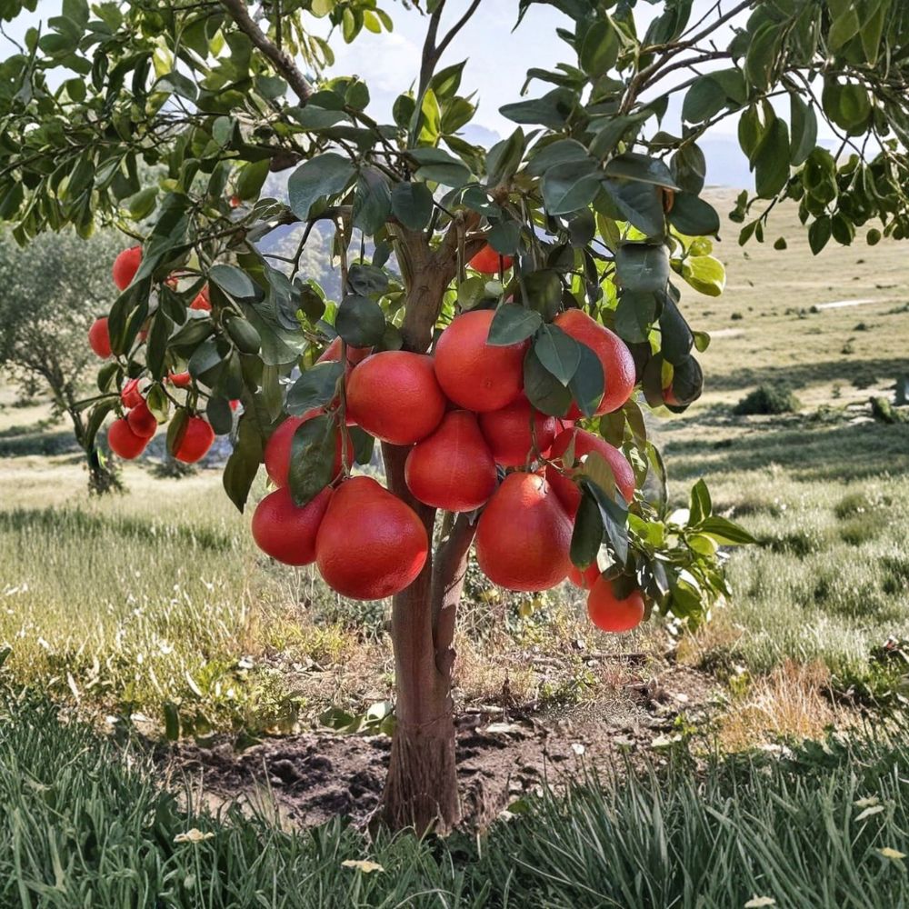 Red Pomelo Seeds – Citrus maxima Rare Citrus Seeds | 10 Seeds | Chinese Grapefruit Fruit Tree | Home Garden Growing