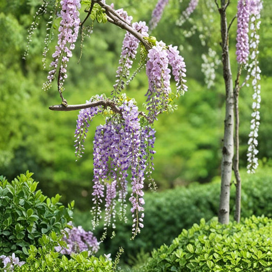 Japanese Wisteria – Rare Wisteria Vine Cuttings | 5 Fresh 6–8 Inch Unrooted Cuttings | Japanese Cultivar Climbing Vine | Cuttings for Rooting or Grafting