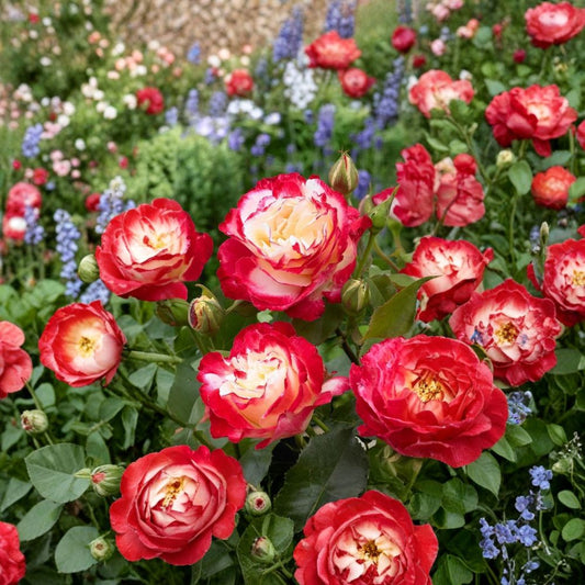 Double Delight Rose – Rare Hybrid Tea Rose | 3 Fresh Unrooted Cuttings | Cream & Red Fragrant Rose | Propagation Cuttings for Rooting or Grafting