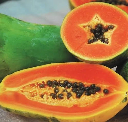 Bulk Red Arjuna Papaya Seeds (Carica papaya 'Red Arjuna') – 150+ Premium Fresh Rare Vigorous Sweet Red Papaya Seeds for Planting