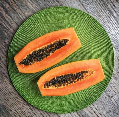 Premium Red Carisya Papaya Seeds (Carica papaya 'Red Carisya') – 150+ Fresh Rare High-Yield Deep Red-Orange Flesh Seeds for Planting