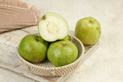 White Crystal Guava Seeds (Psidium guajava / 1000+ Fresh Tropical Fruit Tree Seeds) – Premium Exotic Botanical Specimen Plant Seeds for Planting