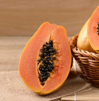 Rainbow Hawaii Papaya Seeds (Carica papaya 'Rainbow') – 150 pcs Premium Fresh Rare Sweet Hawaiian Rainbow Papaya Seeds