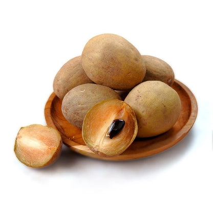 Premium Manila Variety Sapodilla Seeds (Manilkara zapota var. Manila) – Exotic Tropical Sweet Chico Zapote Fruit Seeds for Planting (35+ Pcs)