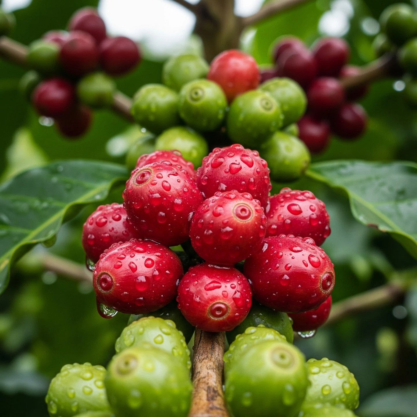 Hybrida Timor Coffee Seeds (Coffea arabica x Coffea canephora / Timor Hybrid) – Premium Disease-Resistant Specialty Coffee Plant Seeds for Planting