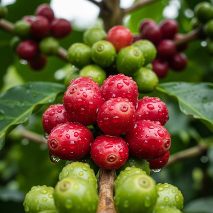 Hybrida Timor Coffee Seeds (Coffea arabica x Coffea canephora / Timor Hybrid) – Premium Disease-Resistant Specialty Coffee Plant Seeds for Planting