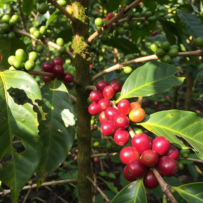 Malabar Coffee Seeds (Coffea arabica var. Malabar / Monsooned Indian Highland Selection) – Premium Gourmet Specialty Coffee Plant Seeds for Planting