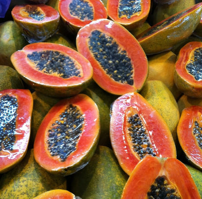 Red Carisya Papaya Seeds (Carica papaya 'Carisya') – 150+ Premium Fresh Sweet Personal-Sized Red Carisya Papaya Seeds