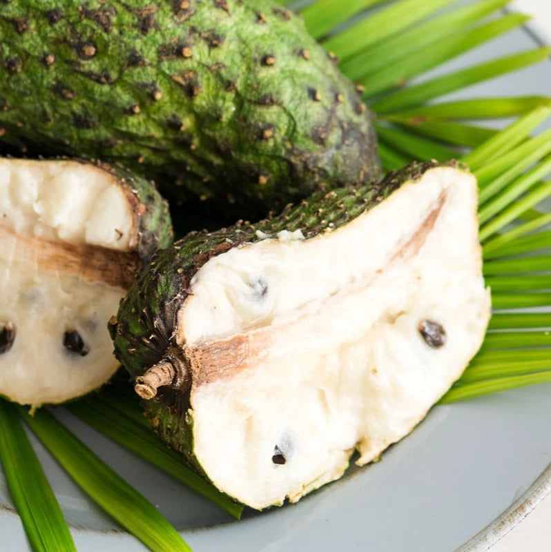 Premium 'Sweet El Salvador' Soursop Seeds (Annona muricata) – Elite Low-Fiber Graviola Heirloom Seeds (100 Count)