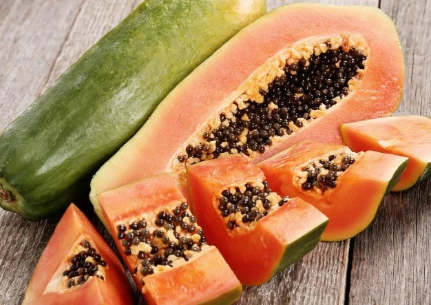 Red Sukma Papaya Seeds (Carica papaya 'Red Sukma') – 150+ Premium Fresh High-Yield Sweet Crimson Papaya Seeds