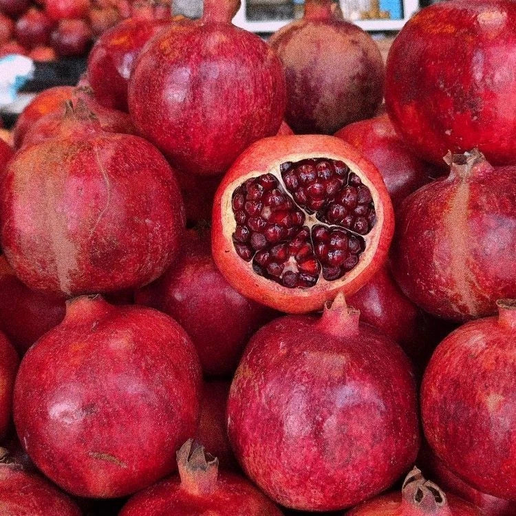 Parfianka Red Pomegranate Seeds (Punica granatum 'Parfianka') – 100+ Premium Fresh Ultra-Juicy Sweet-Tart Parfianka Pomegranate Seeds