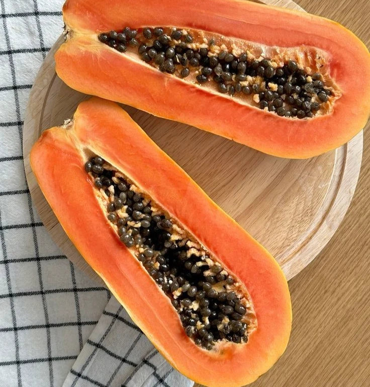 Red Prima Papaya Seeds (Carica papaya 'Red Prima') – 150+ Premium Fresh Sweet Deep-Red Fleshed Prima Papaya Seeds