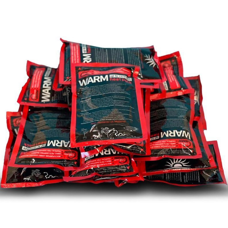 Heat Packs Bundle of 30 - 110 Hour Long-Lasting Protection for Live Plants in Cold Weather