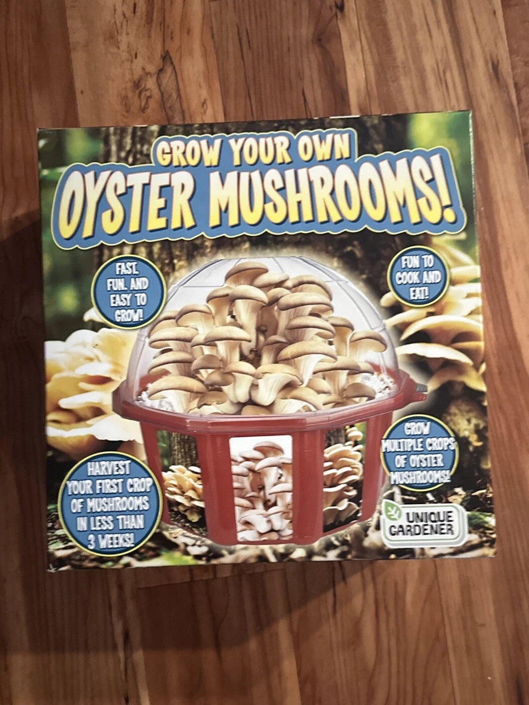 Oyster Mushroom Grow Kit - Easy to Use, Organic Home Cultivation - Pleurotus ostreatus