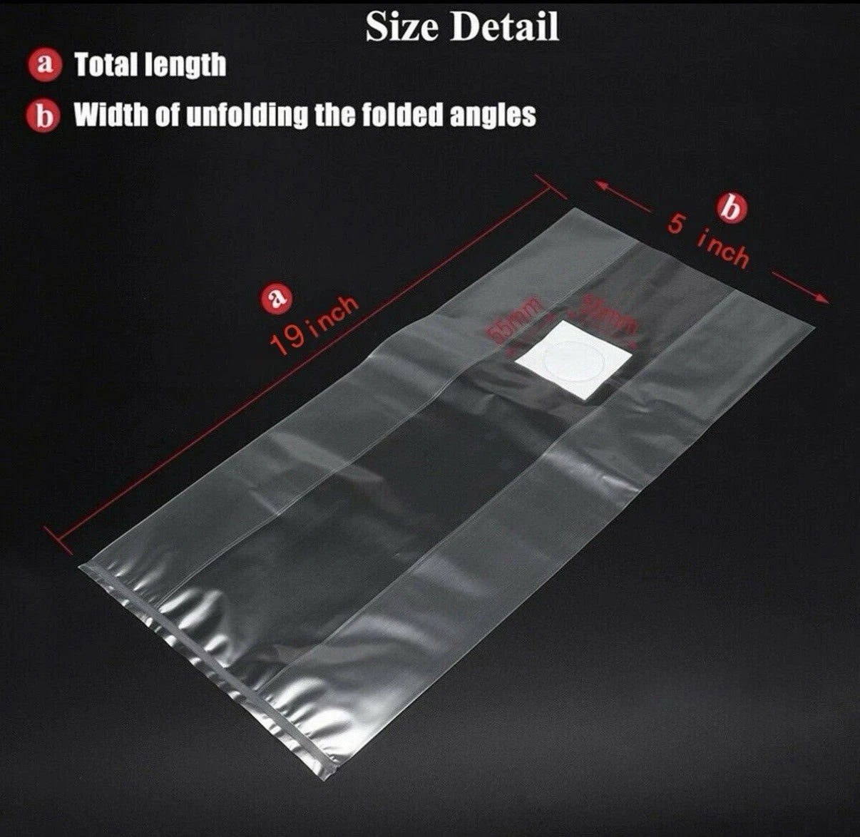 Mushroom Grow Bags 5" x 19" Sealable Substrate Mycelium Gas Filter 15ct - Ideal for Agaricus Variety Cultivation