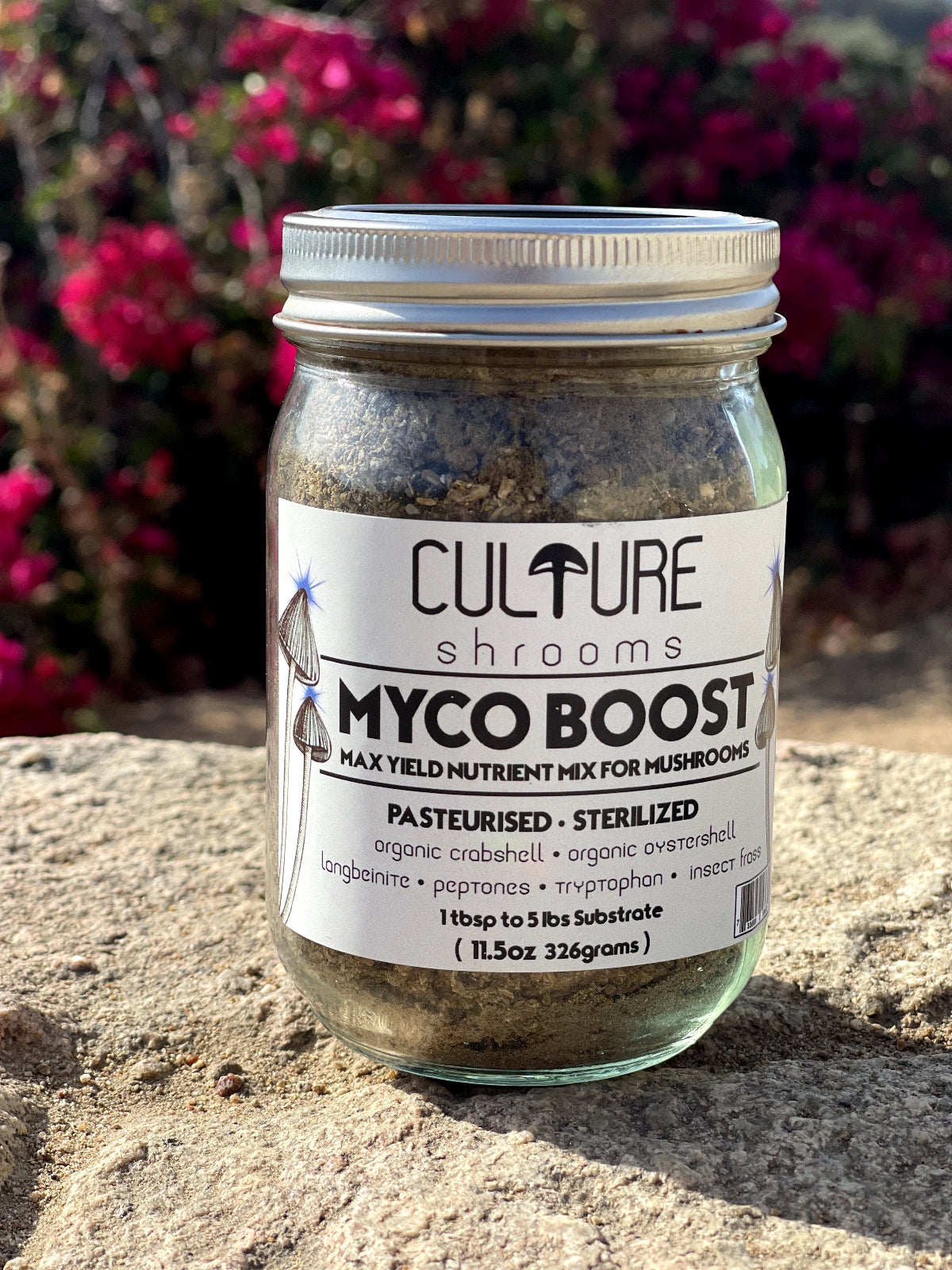 Max Yield Mushroom Fertilizer - 1 lb Nutrient Mix for Mushroom Cultivation - Culture Shrooms Myco Boost, Organic Nutrients