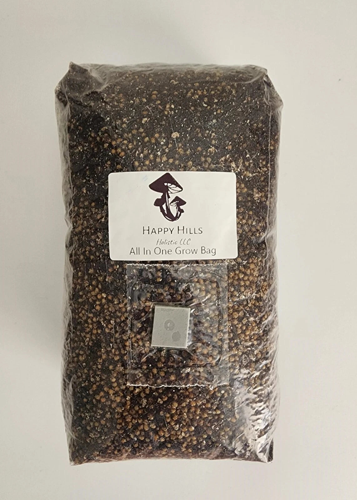 Mini 2.5 All in One Mushroom Grow Bag - Mixed Substrate for Lions Mane, Oyster, Chestnut - Ideal for Home Mushroom Gardening