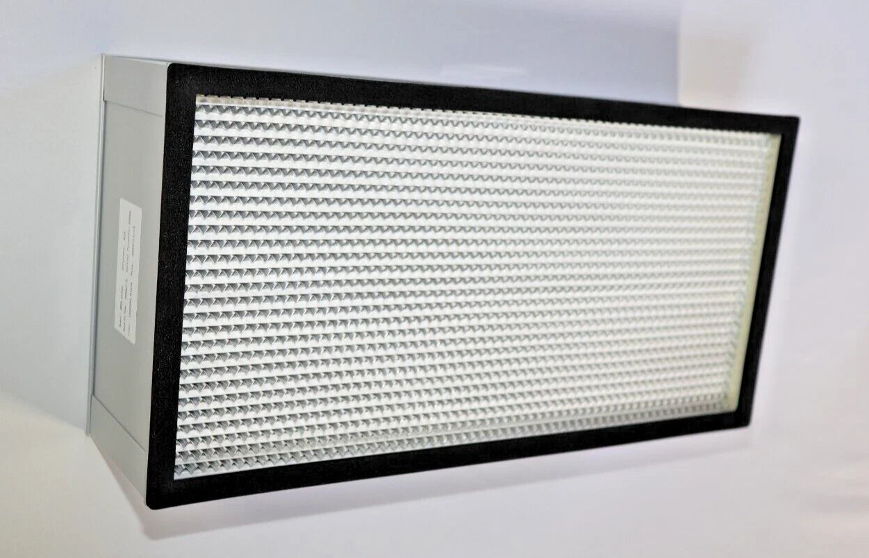 H14 HEPA Filter 12x24x5.8" for Laminar Flow Hood - Mycology Lab Air Filtration, 99.995% Efficiency, Trichoderma Protection