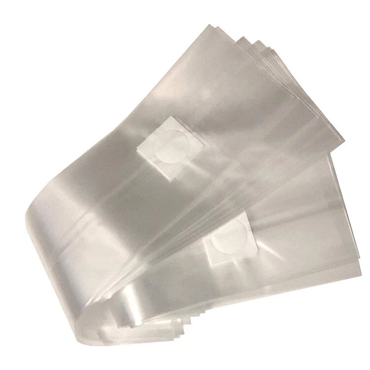 50 Pcs Mushroom Grow Bags 25" Long with Injection Port, 3 Mil Thick Gusseted Bags, Air Filter 0.2 Micron