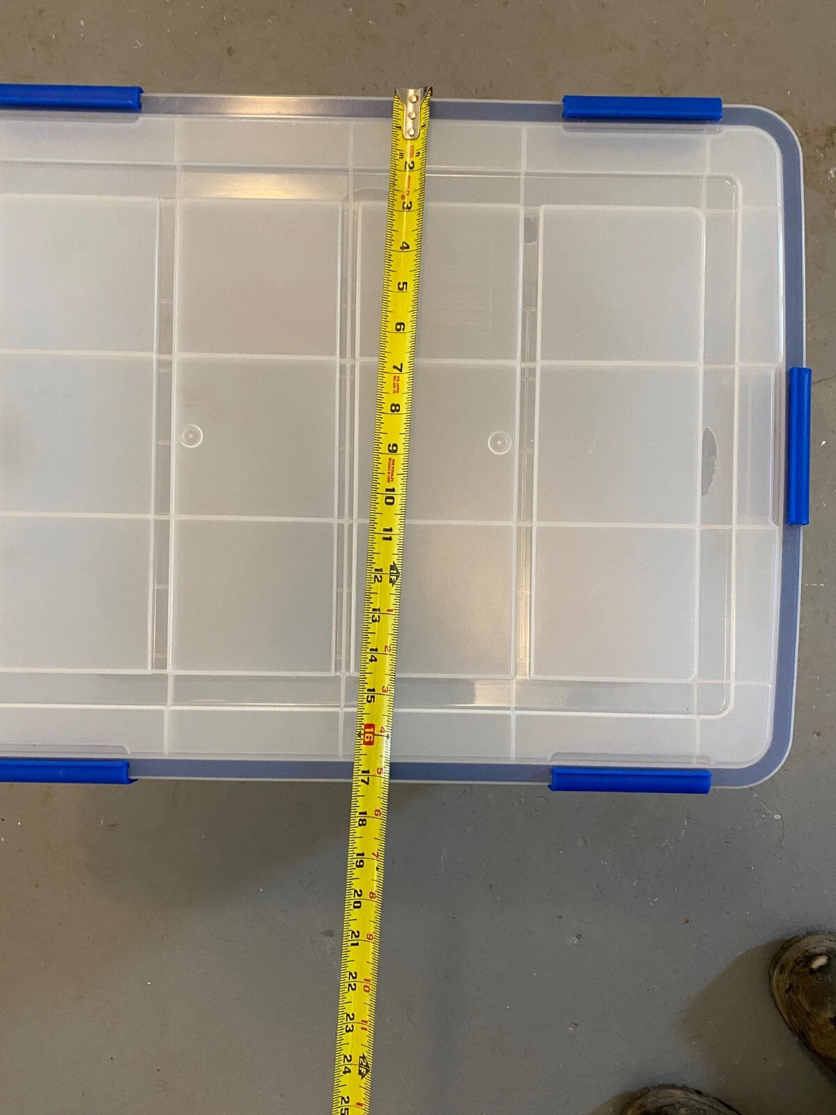 Monotub for Growing Mushrooms - 17x23 Inches - 8 Holes - Smooth Edges - High Success Rate - Durable Condition