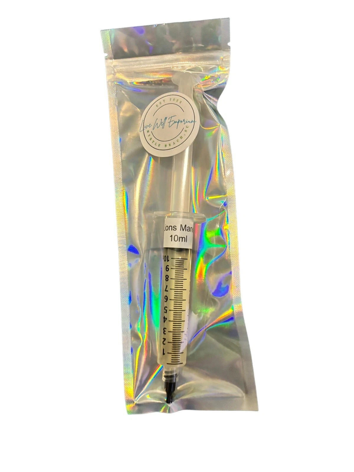 Lion’s Mane Mushroom Liquid Culture Syringe 10ml - Hericium erinaceus - Fast Shipping