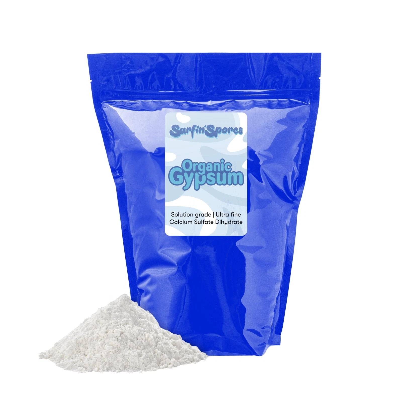 Gypsum Powder 10 Lbs - Lab Grade Calcium Sulfate for Mushroom Substrate & Soil Amendment - Ideal for Mycelium Growth
