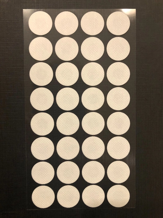32 Waterproof Synthetic 3/4 inch Adhesive Mushroom Filter Patch - PTFE Air Exchange Filter for Jar Lids and Spawn Bags