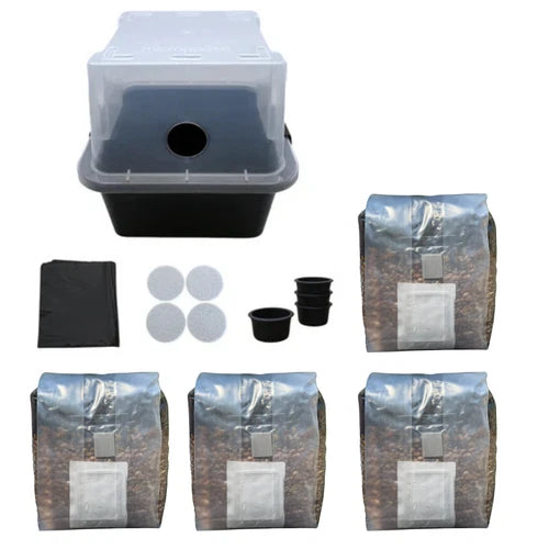 MonoTub Mushroom Grow Kit | All-in-One Fruiting Chamber & Grow Bags | Mushroom Cultivation Supplies | MushroomSpawnStore.com