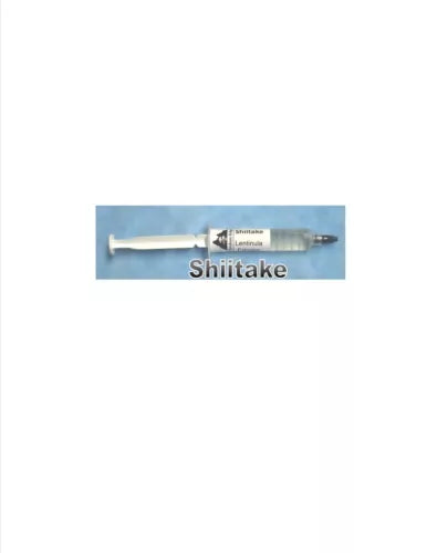 Shiitake Mushroom Liquid Culture 10 ml Syringe - Lentinula edodes for Easy Mushroom Growing and Homegrown Gourmet Flavor