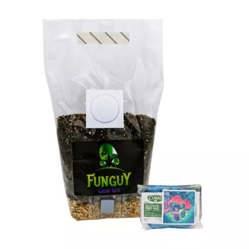 All-in-One Mushroom Growing Kit | Rye Grain Substrate for Dung-Loving Varieties | Easy Step-by-Step Cultivation Guide