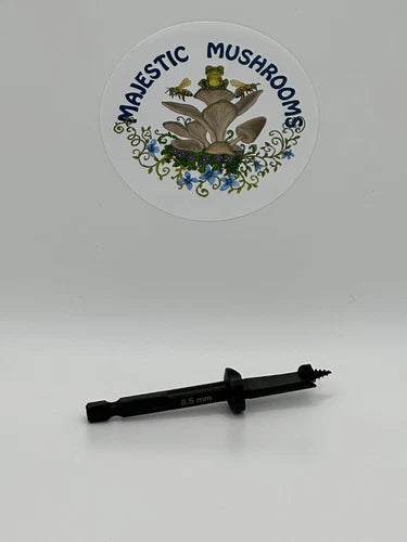 Mushroom Plug Spawn Drill Bit - 8.5mm Wide, Fast Drilling, Standard Chuck Compatibility, Ideal for Mushroom Cultivation