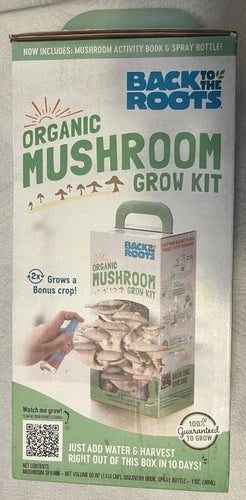 Organic Mushroom Growing Kit - Gourmet Oyster Mushrooms - Fast 10-Day Harvest - Perfect for Home Gardeners