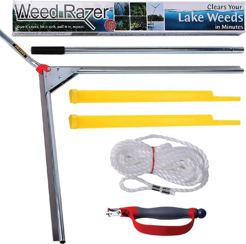 Aquatic Weed Cutter Tool - Large 48" Blade, Original Jenlis Weed Razer for Pond & Lake Vegetation Removal