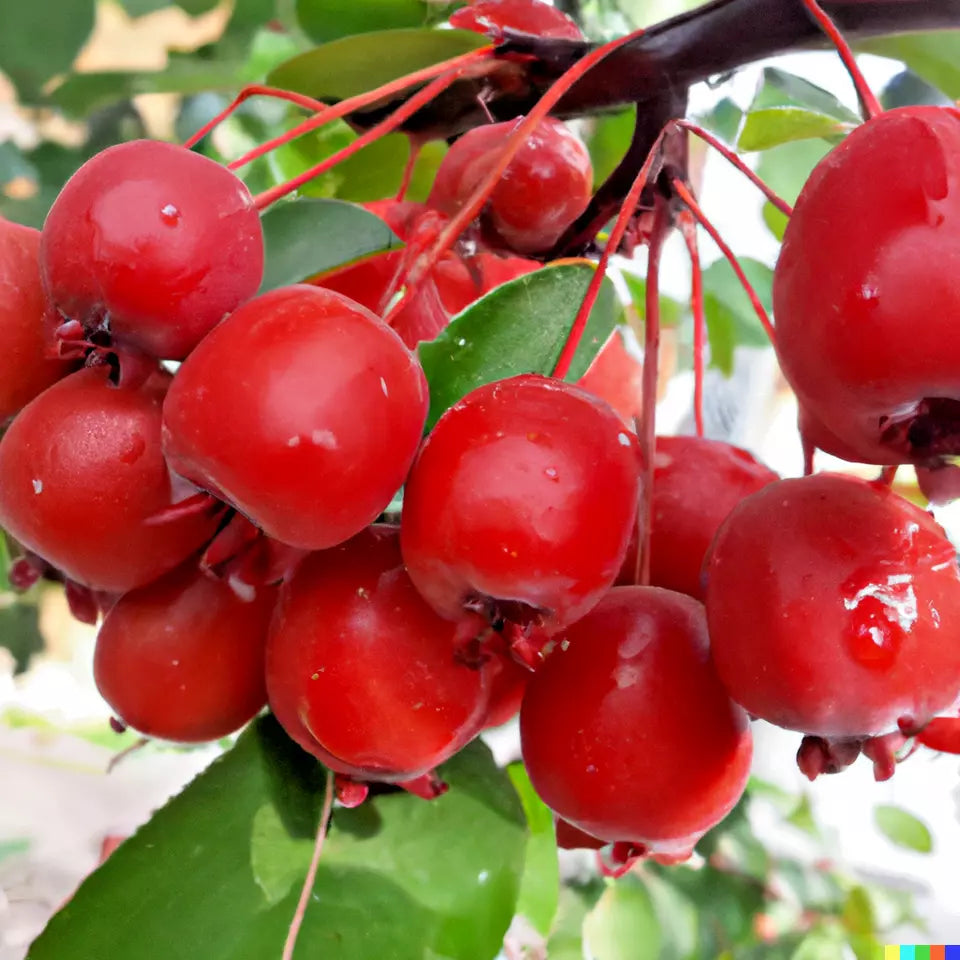 10 Seeds Robusto Red APPLE (Malus x robusta) Fast Edible Crab-Apple Fruit Tree