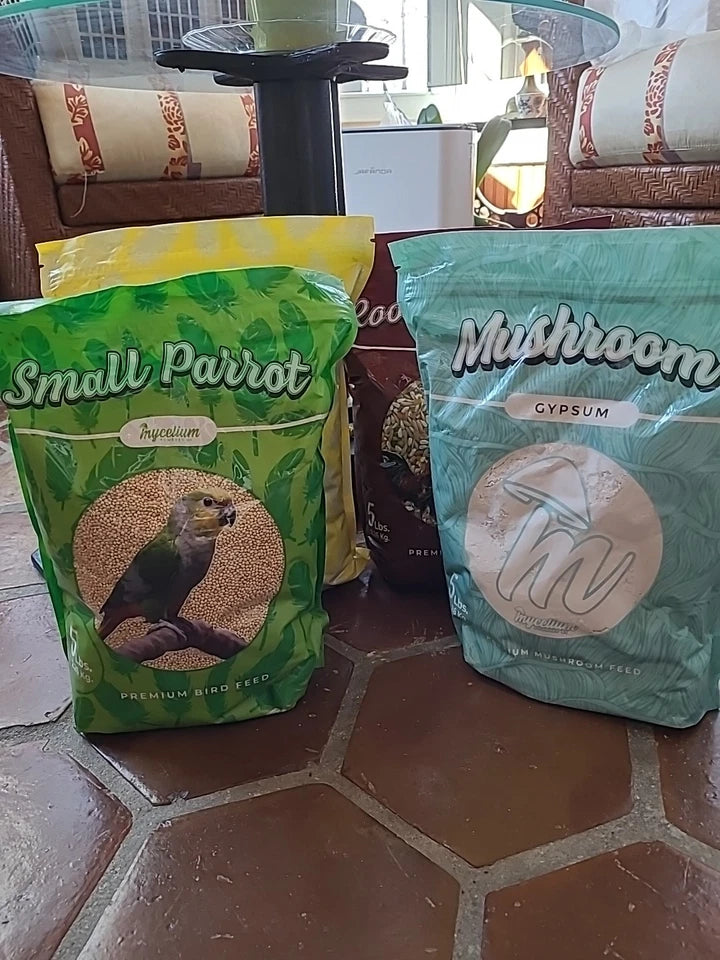 Mushroom Growing Grain Spawn Kit 20lb - Millet, Gypsum & Mixed Seeds - Mycelium Substrate for Cultivation & Feeding
