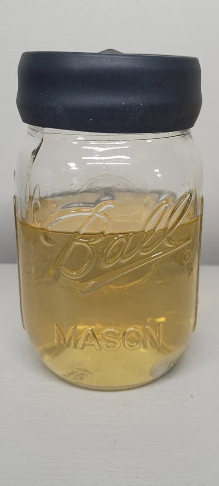 Sterilized Liquid Culture Expansion Jar 300ml - Corn Syrup & Malt Extract for Thick Mycelium Growth - Self-Healing Injection Port